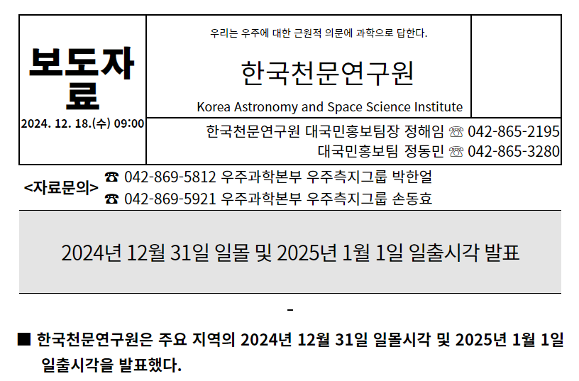 2025년 일출 시간 및 카운트다운 명소 새해맞이 완벽 가이드 관련 이미지