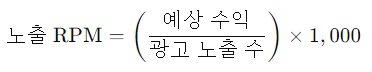 애드센스 수익 계산법: 노출 RPM, 페이지 RPM, 클릭률(CTR)과 CPC 개념 완벽 정리 관련 이미지