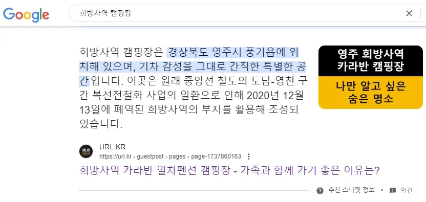 구글 상위노출 된 사례 이미지 9